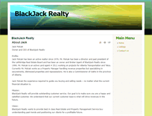 Tablet Screenshot of blackjackrealty.com